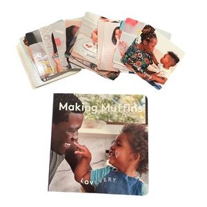 Lovevery Let's Map It Out Routine Cards and Making Muffins Book